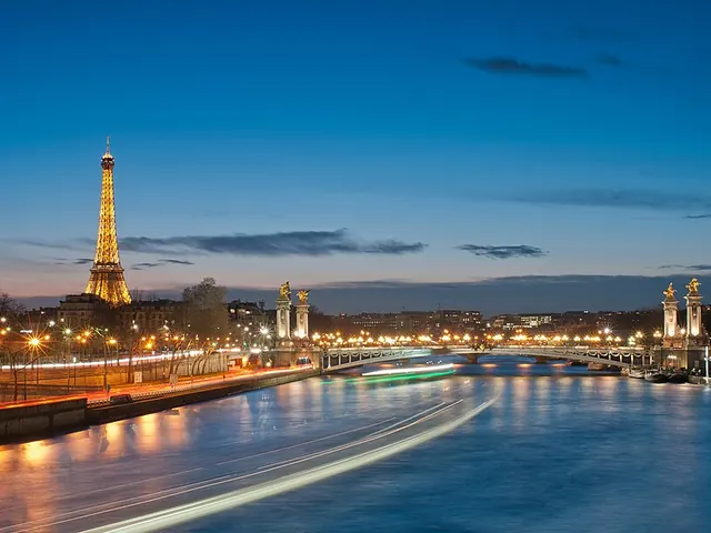 Eiffel Tower and the Seine, Paris